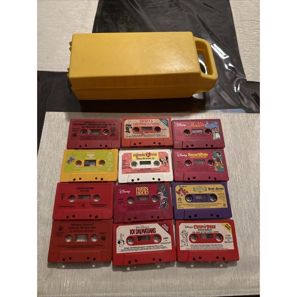 Lot of 8-12 Vintage Disney Cassette Tapes- Minnie Snow White Mermaid Tested